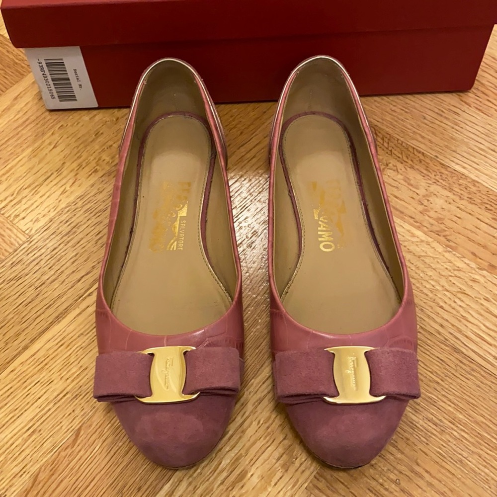 Salvatore Ferragamo Varina luxe ballet flat
